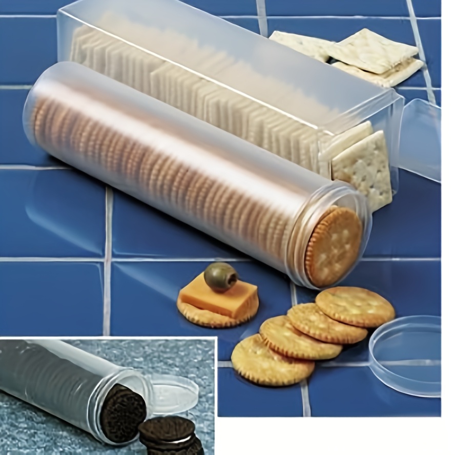 Kitchen Appliances Organizer - Clear Rectangular Sealed Food Storage Container