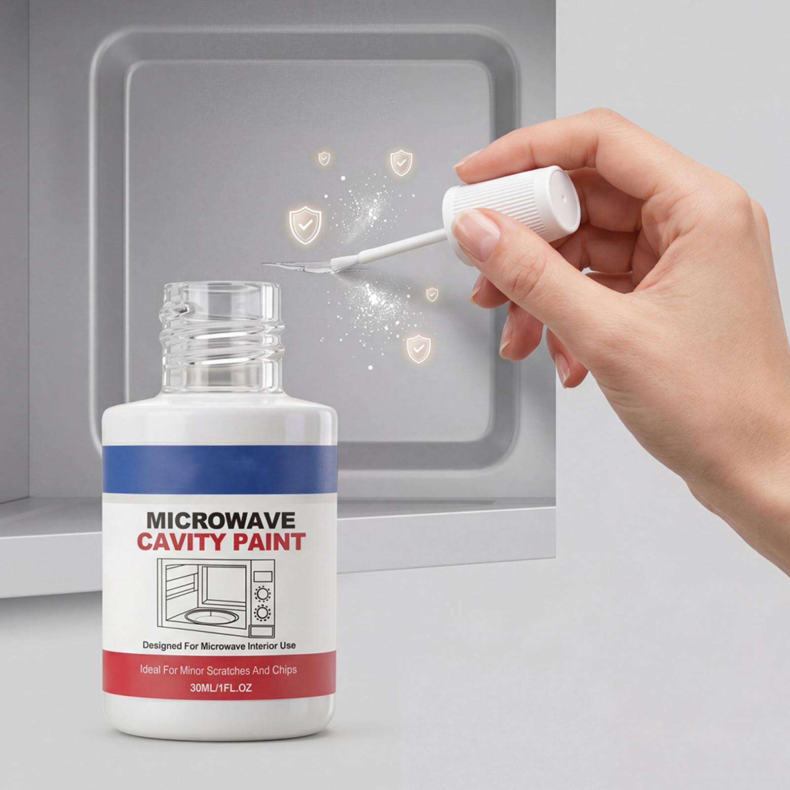 Kitchen Appliances Restaurant - Microwave Interior Cavity Paint Appliance Repair