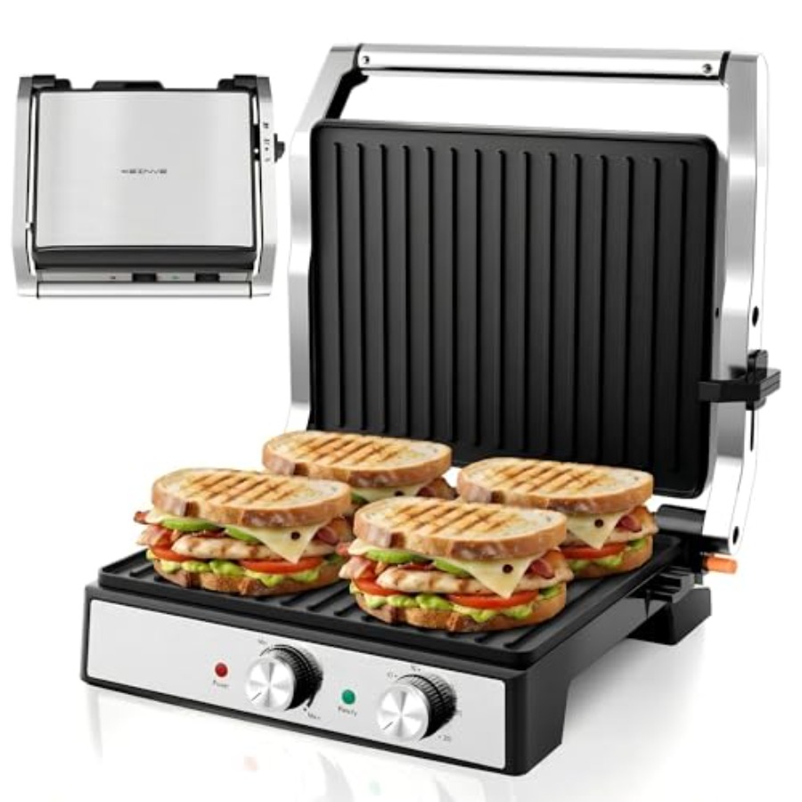 Panini Press Sandwich Maker wi - Sandwich Press Grill review and price