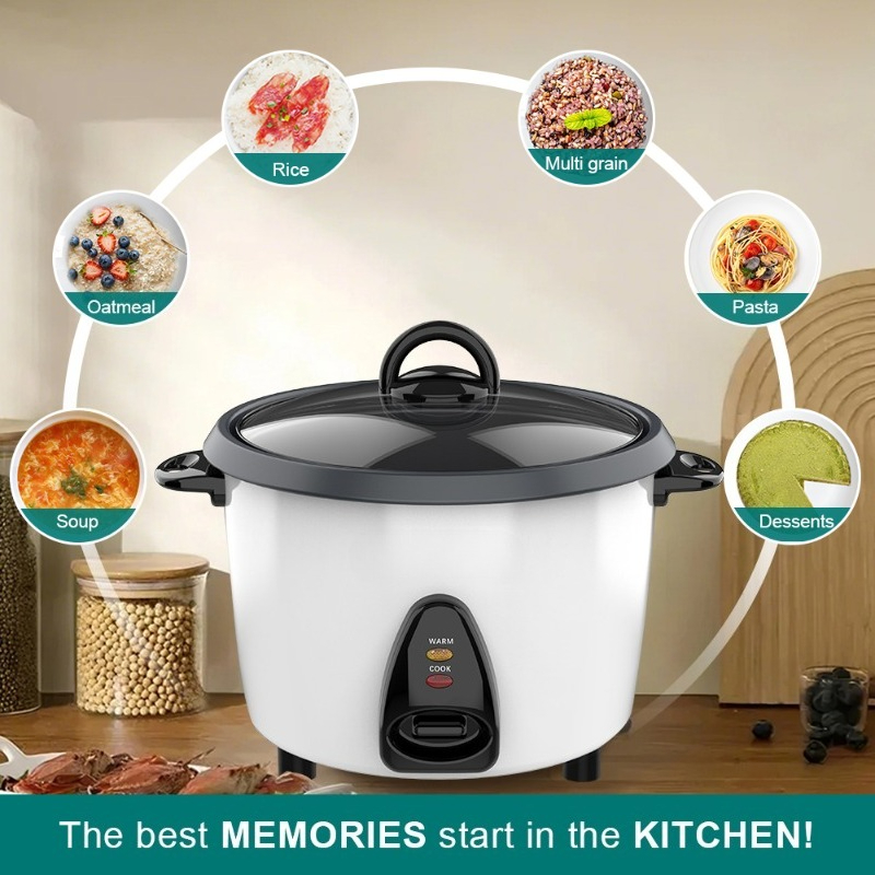 700 Watt White Non-stick Coate - Rice Cooker 10 Cup review and price