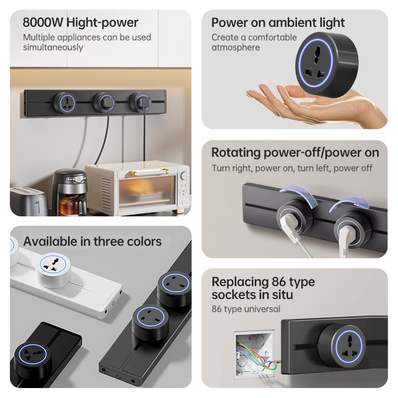 Rail Socket US UN/USB Type-C W - Kitchen Appliances High End review and price