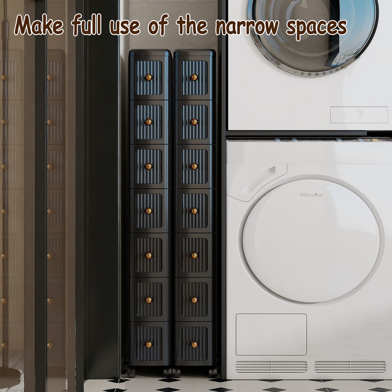 15CM Narrow Gap Drawer Storage - Kitchen Appliances Organizer review and price
