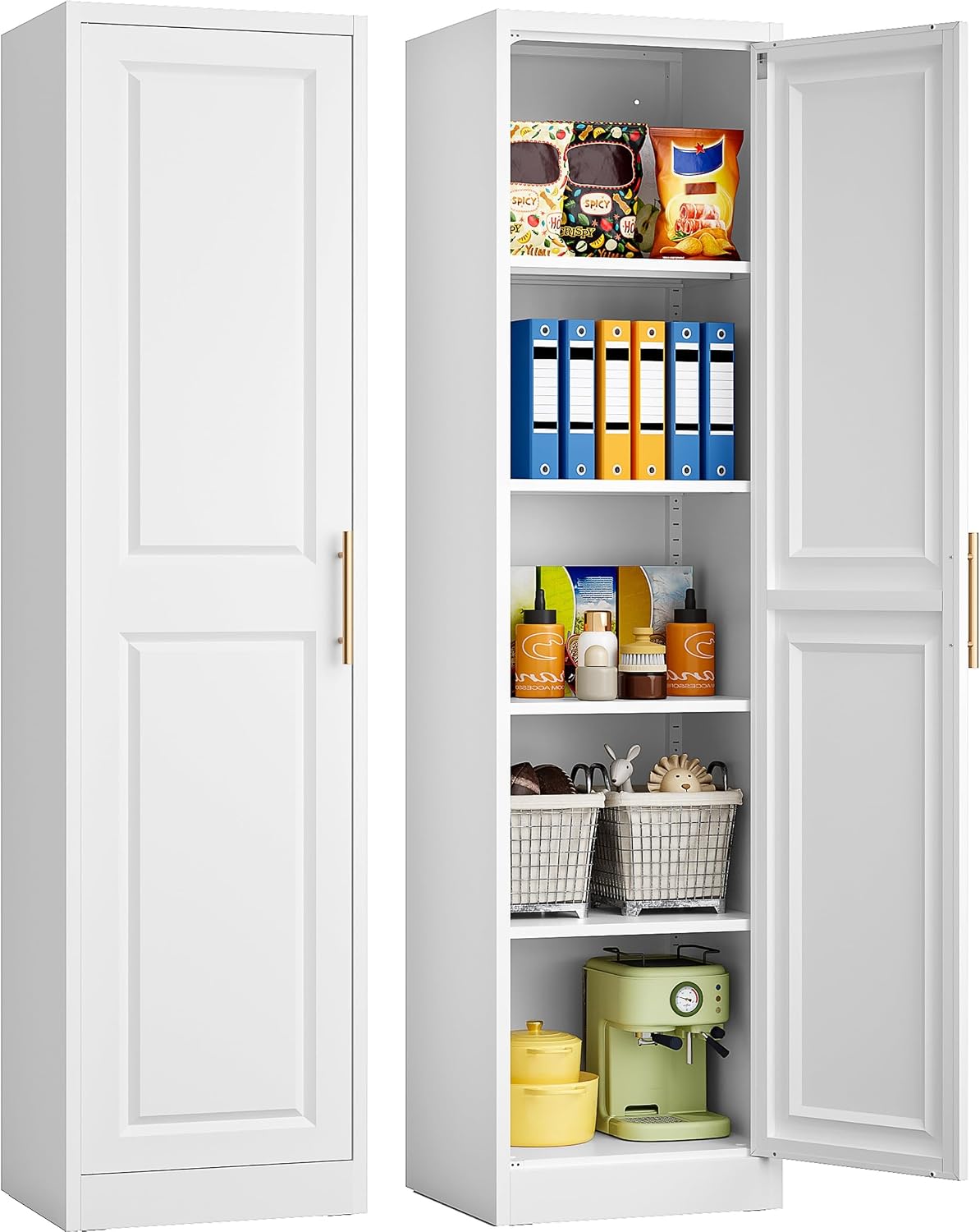 Tall Narrow Storage Cabinet Wi - Kitchen Appliances Organizer review and price