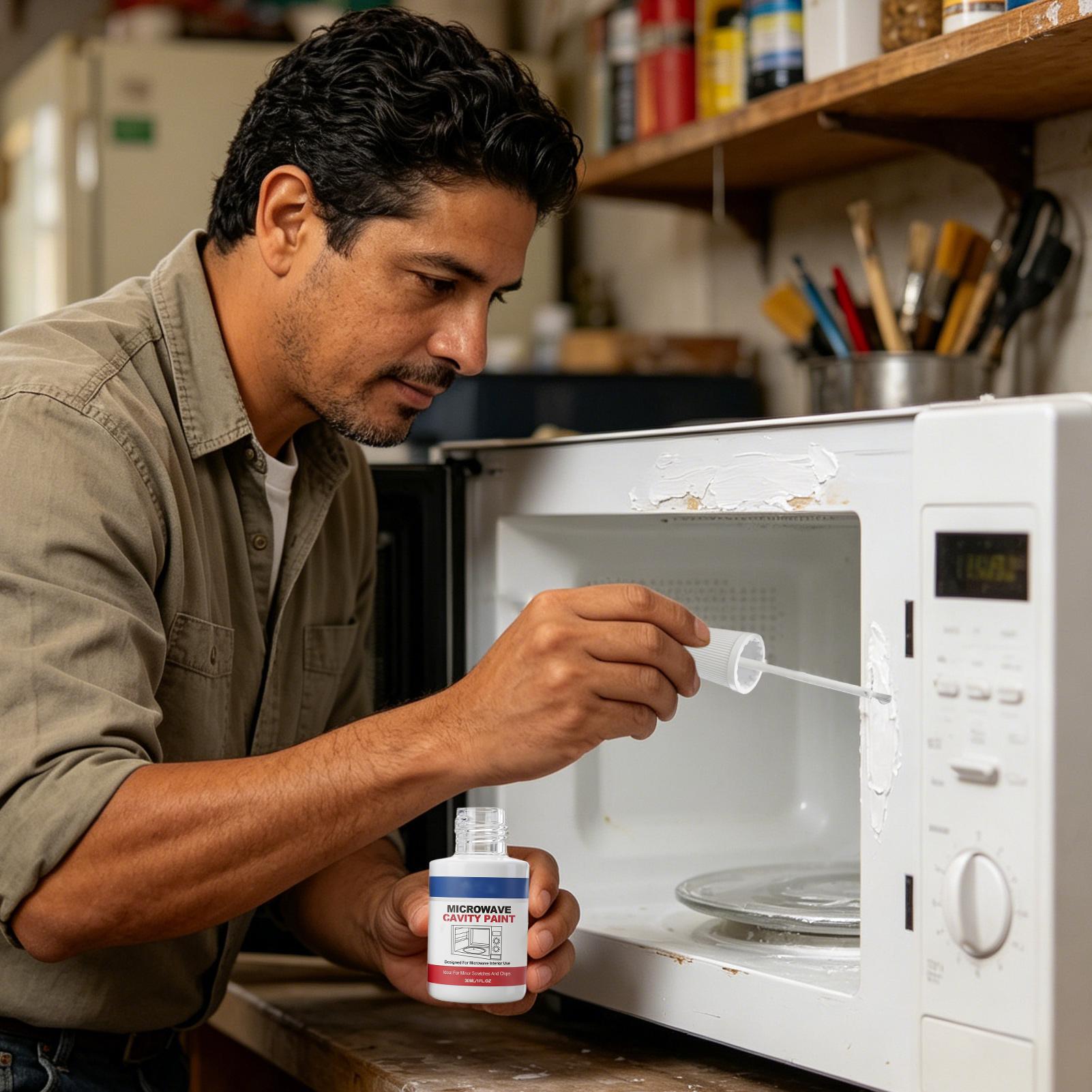 Microwave Interior Cavity Pain - Kitchen Appliances Restaurant review and price