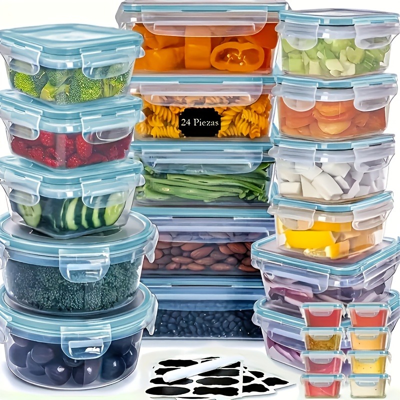 48PCS BPA-Free Food Storage Se - Kitchen Appliances Organizer review and price