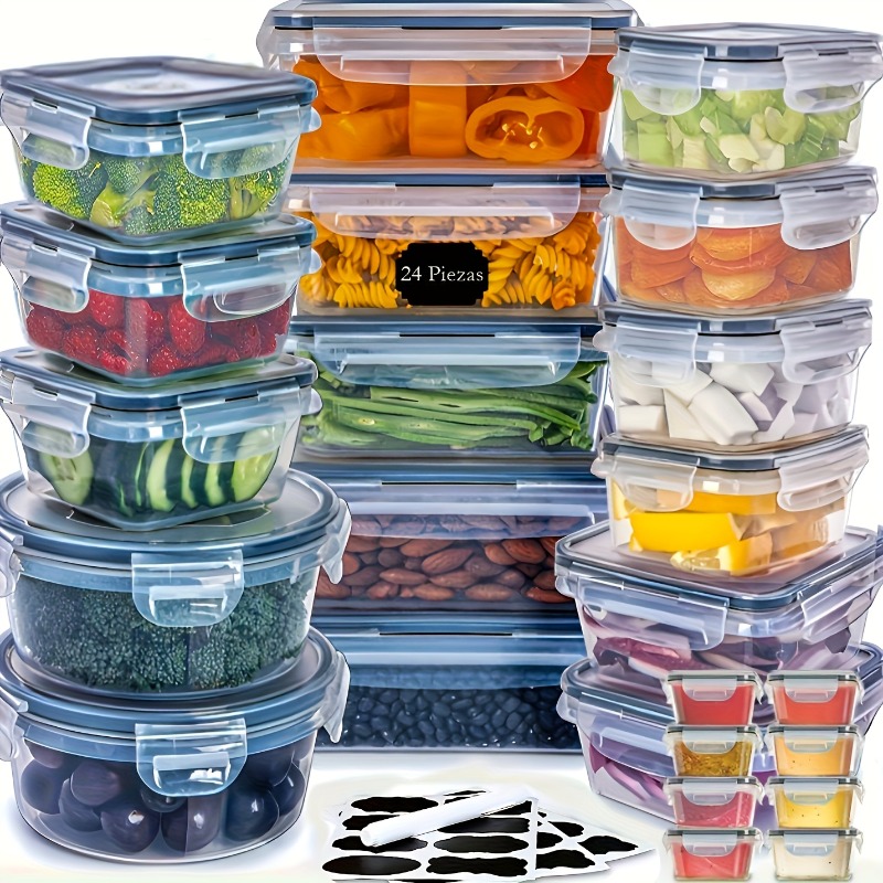 48PCS BPA-Free Food Storage Se - Kitchen Appliances Organizer review and price