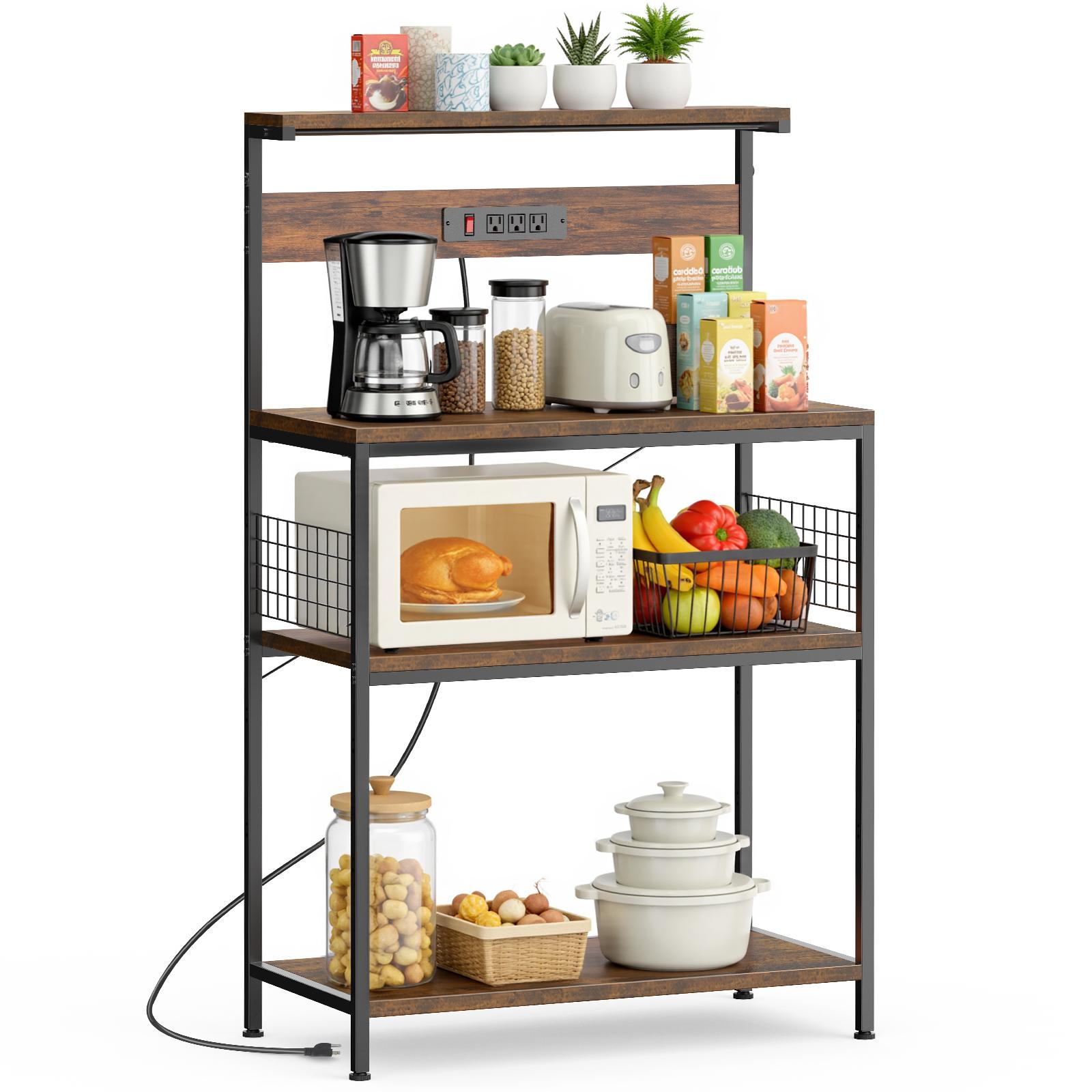 4-Tier Kitchen Storage Rack wi - Kitchen Appliances Outlet review and price