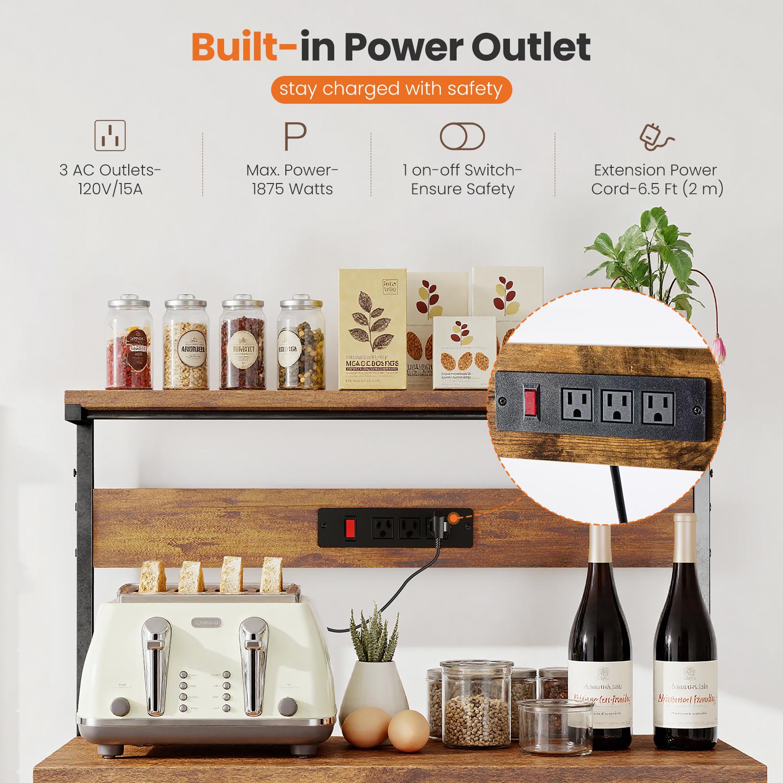 4-Tier Kitchen Storage Rack wi - Kitchen Appliances Outlet review and price