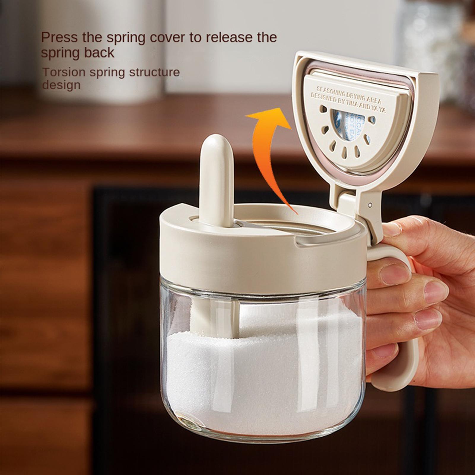 Seasoning Jar Leak-Proof Salt  - Kitchen Appliances Organizer review and price