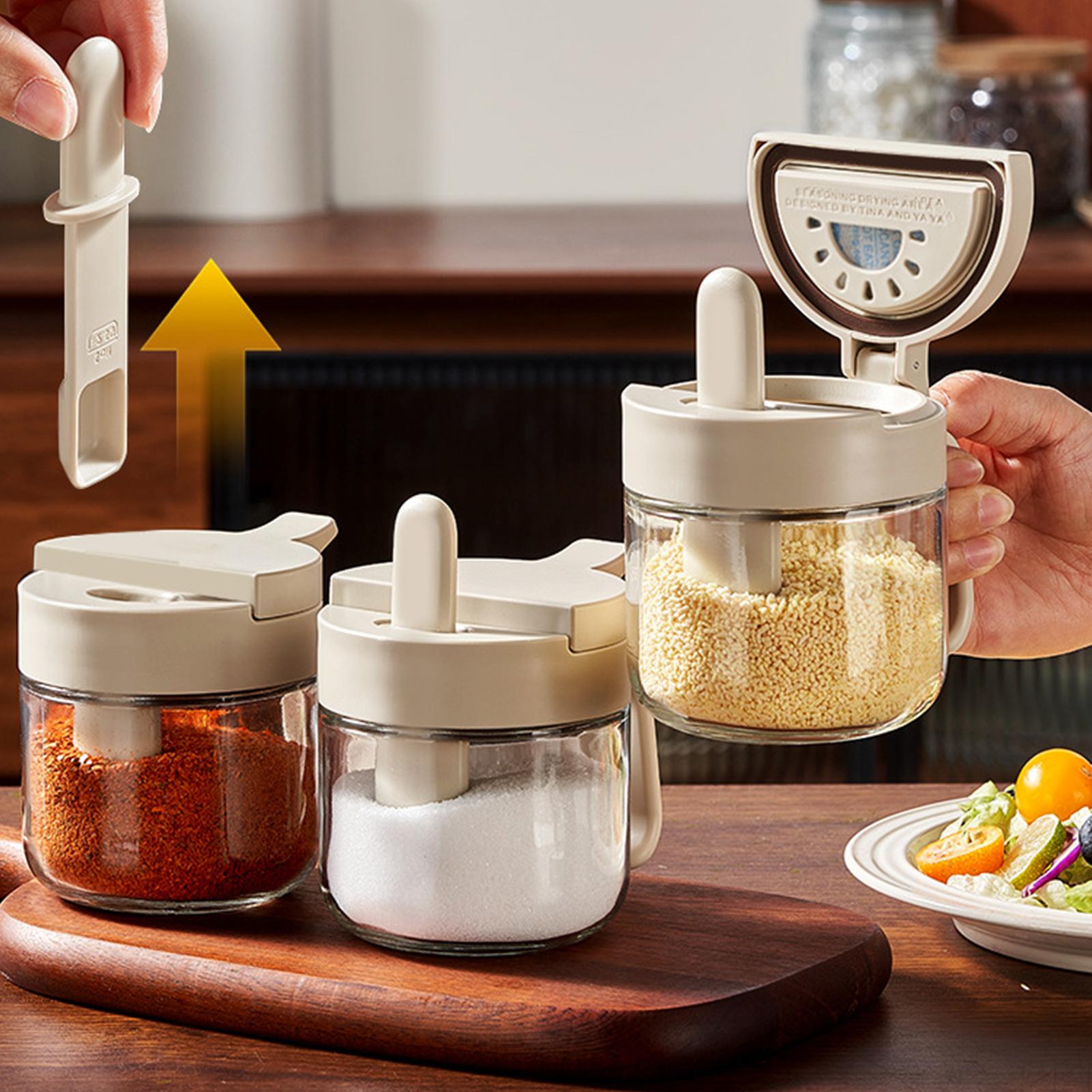 Seasoning Jar Leak-Proof Salt  - Kitchen Appliances Organizer review and price