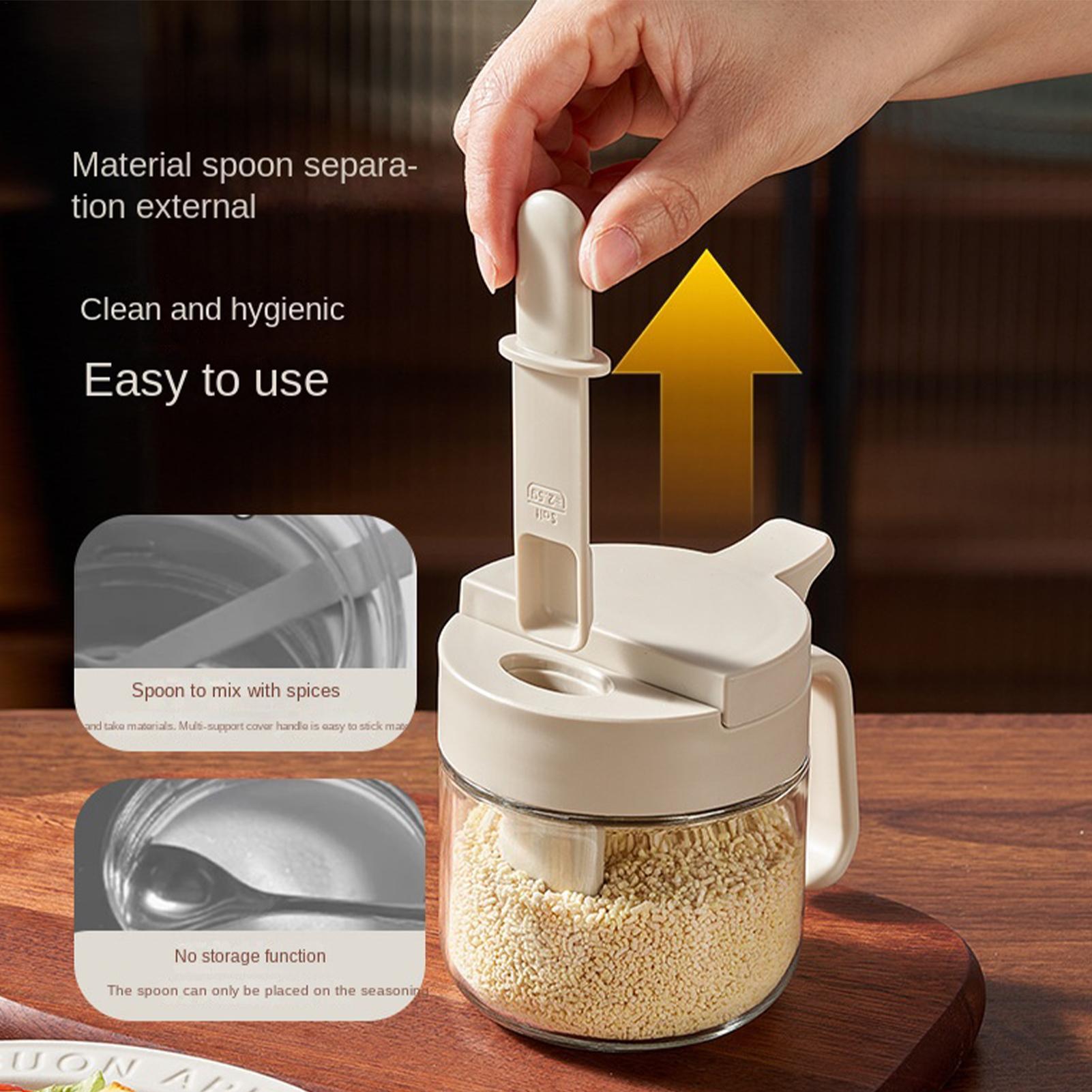 Seasoning Jar Leak-Proof Salt  - Kitchen Appliances Organizer review and price